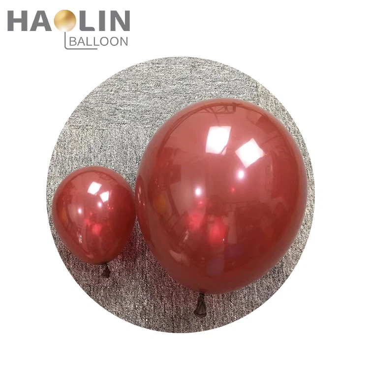 5 Inches Retro Bean Grön Latex Ballong